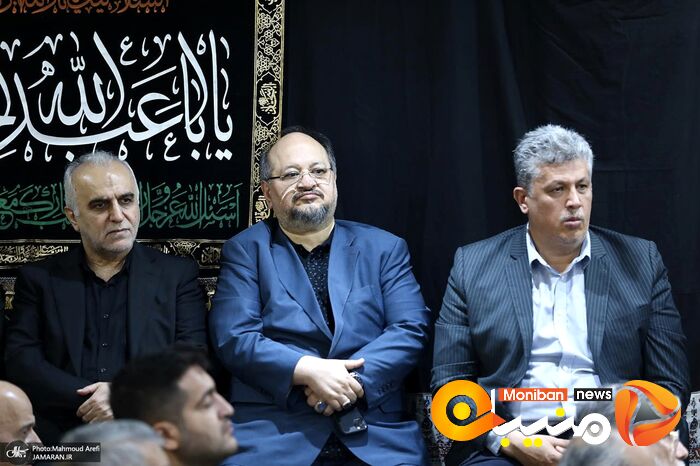 مراسم عزاداری سیدالشهدا (ع) در دفتر حسن روحانی