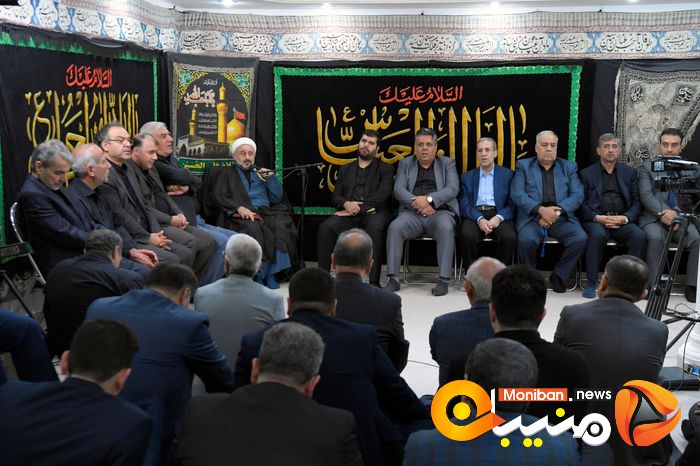 مراسم عزاداری سیدالشهدا (ع) در دفتر حسن روحانی