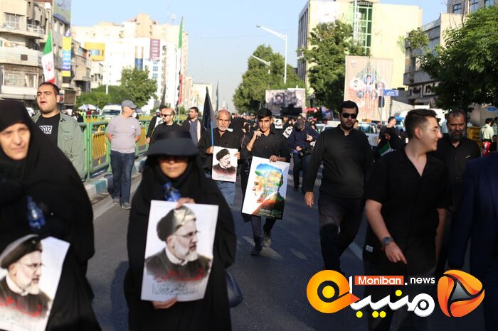 گزارش تصویری| تشییع پیکر رئیسی و همراهانش در تهران