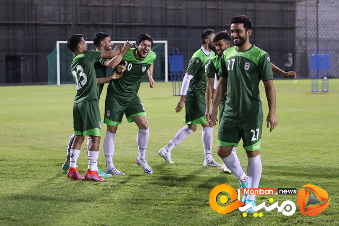 تمرین تیم ملی فوتبال ایران در ورزشگاه النجمه بحرین