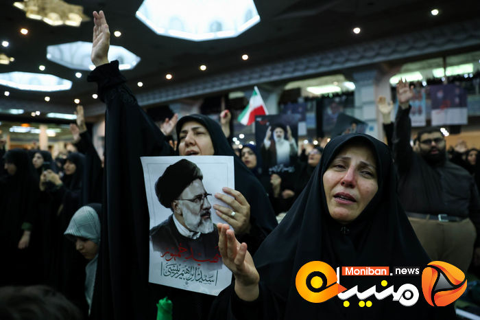 گزارش تصویری| مراسم وداع با رئیسی و همراهانش در مصلی تهران