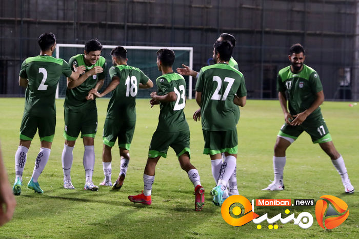 تمرین تیم ملی فوتبال ایران در ورزشگاه النجمه بحرین