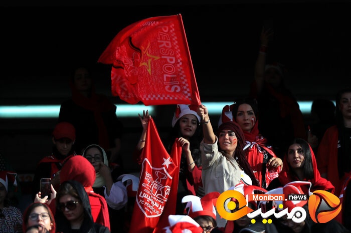 گزارش تصویری| دختران پرسپولیسی در ورزشگاه آزادی