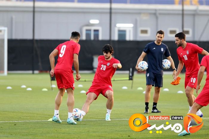 گزارش تصویری| تمرین تیم ملی فوتبال در قطر