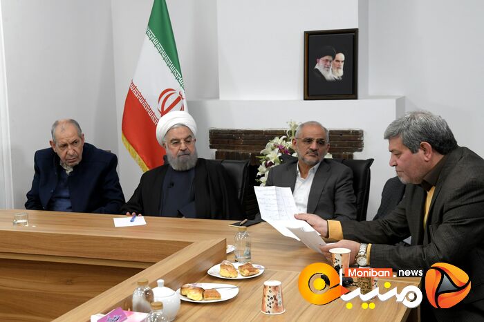 دیدار جمعی از فرهنگیان با حسن روحانی