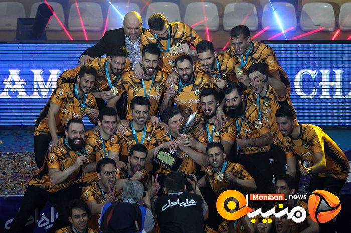 گزارش تصویری| قهرمانی شهداب یزد در فینال رقابتهای والیبال مقابل هراز آمل