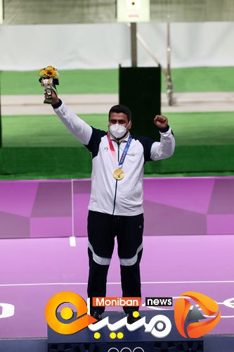 کسب مدال طلا تیراندازی جواد فروغی