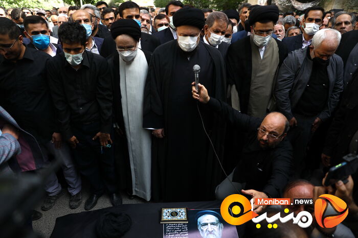 مراسم تشییع پیکر مرحوم سید محمود دعایی