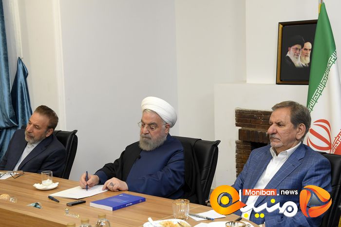 دیدار حسن روحانی با وزرای سابق