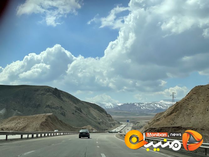 طبیعت زیبا و کوه های رنگارنگ آذربایجان شرقی در ابتدای بهار