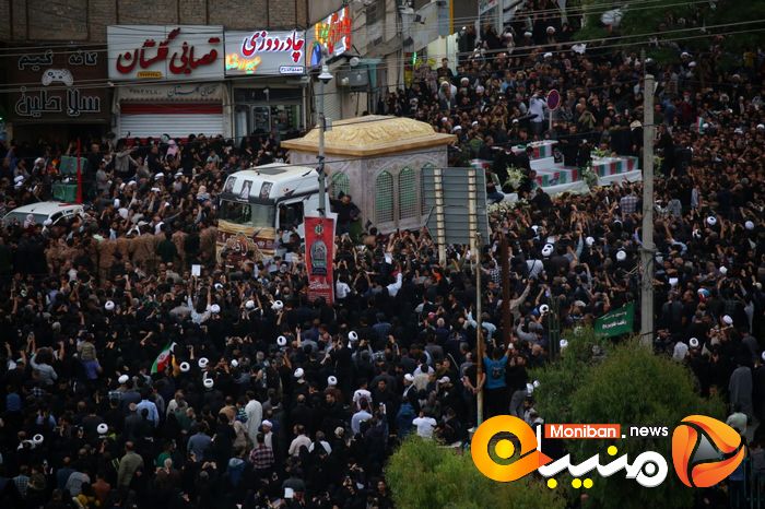 گزارش تصویری| تشییع پیکر رئیسی و همراهانش در قم