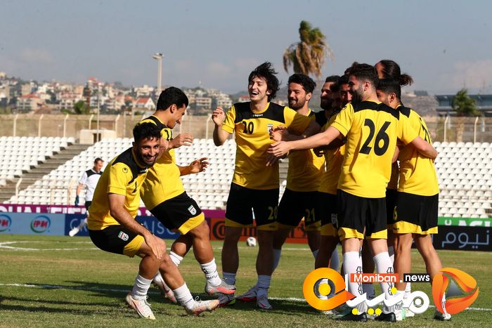 آخرین تمرین تیم ملی قبل از بازی با لبنان