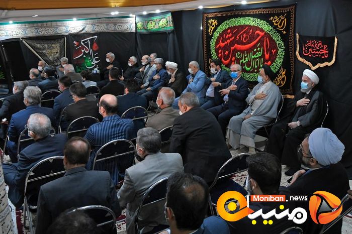 دومین روز مراسم عزاداری سالار شهیدان در دفتر دکتر روحانی