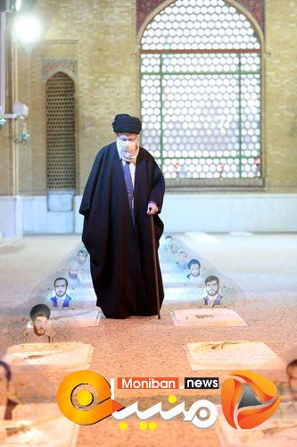 گزارش تصویری| حضور رهبر انقلاب بر مزار شهدا