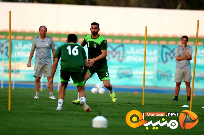 بازديد وزير ورزش و جوانان از اردوي تيم ملي فوتبال