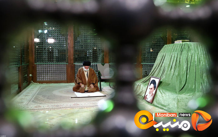 حضور رهبری در مرقد امام خمینی و مزار شهدا