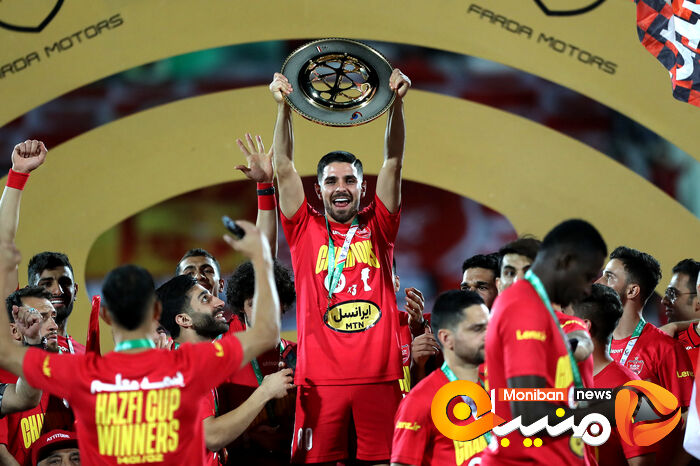 گزارش تصویری|جشن قهرمانی پرسپولیس در جام حذفی