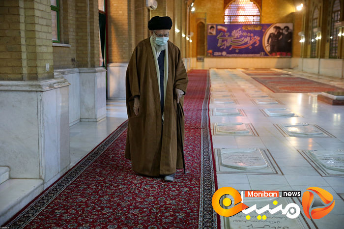 حضور رهبری در مرقد امام خمینی و مزار شهدا