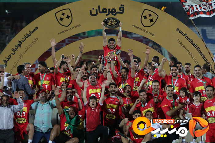 گزارش تصویری|جشن قهرمانی پرسپولیس در جام حذفی