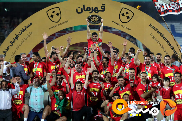 گزارش تصویری|جشن قهرمانی پرسپولیس در جام حذفی
