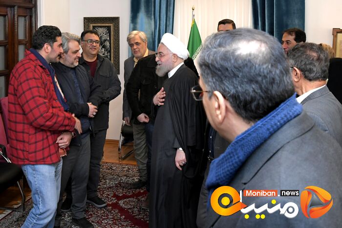 گزارش تصویری| دیدار جنعی از روزنامه نگاران با حسن روحانی