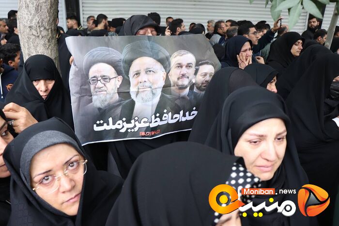 گزارش تصویری| تشییع پیکر رئیسی، آل هاشم و همراهانشان در تبریز