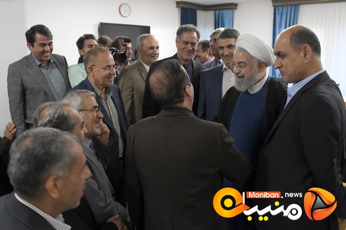 دیدار استانداران دولت یازدهم و دوازدهم با حسن روحانی