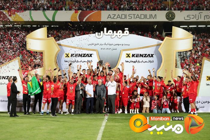 گزارش تصویری| جشن قهرمانی پرسپولیس در لیگ برتر