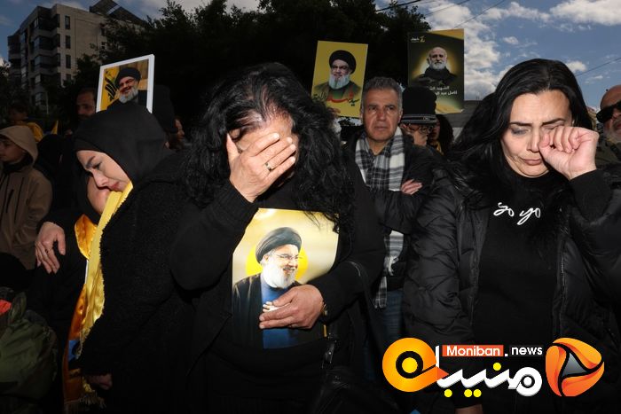 گزارش تصویری/ حضور جنگنده های اسرائیلی بر فراز تشییع پیکر سیدحسن نصرالله