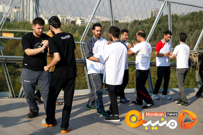 گزارش تصویری| همایش بزرگ ووشوکاران استان تهران در پل طبیعت