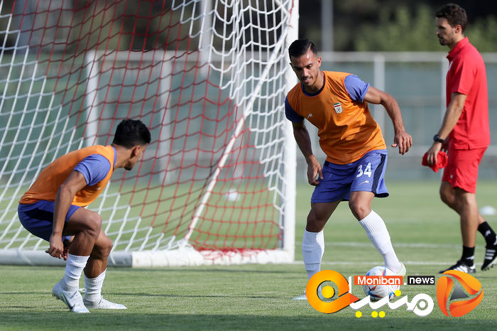 اولین تمرین تیم  ملی فوتبال با کارلوس کی روش