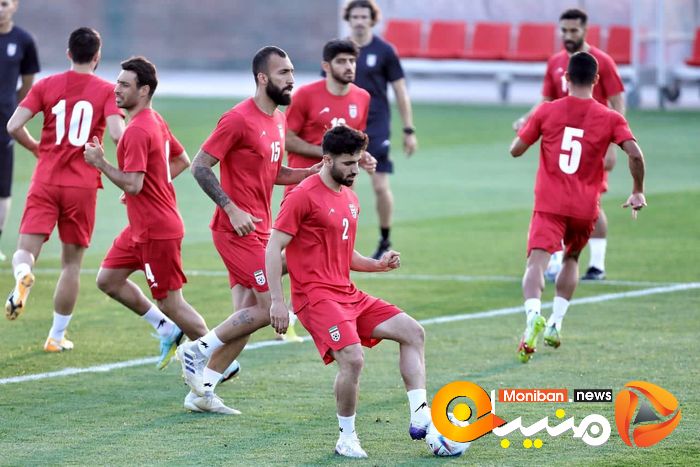 گزارش تصویری| حلقه وحدت ملی پوشان در تمرین جمعه