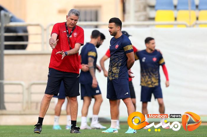 گزارش تصویری/ آخرین تمرین پرسپولیس پیش از بازی با پاختاکور