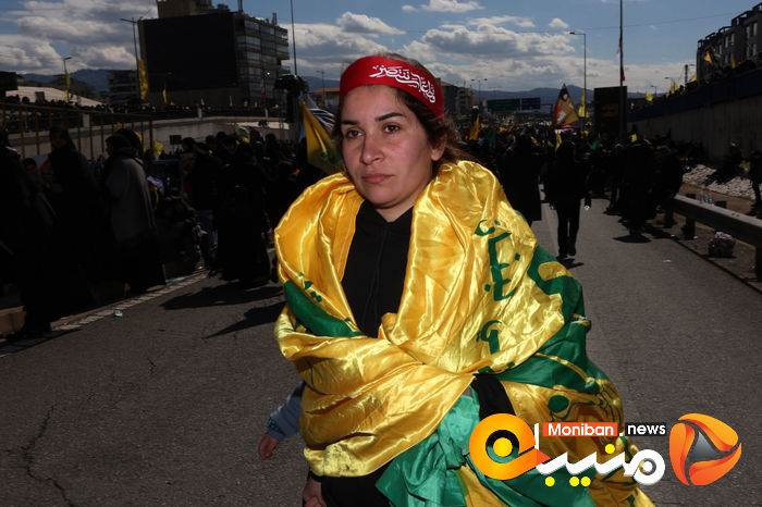 گزارش تصویری/ مراسم تشییع پیکر سیدحسن نصرالله و سیدهاشم صفی الدین