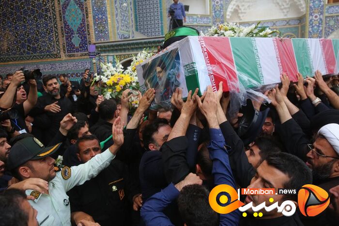گزارش تصویری| تشییع پیکر رئیسی و همراهانش در قم