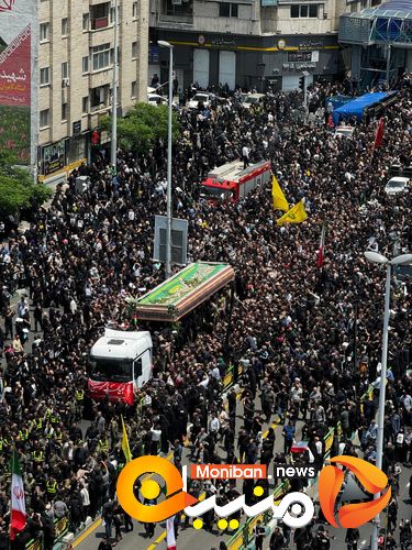 گزارش تصویری| تشییع پیکر رئیسی و همراهانش در تهران