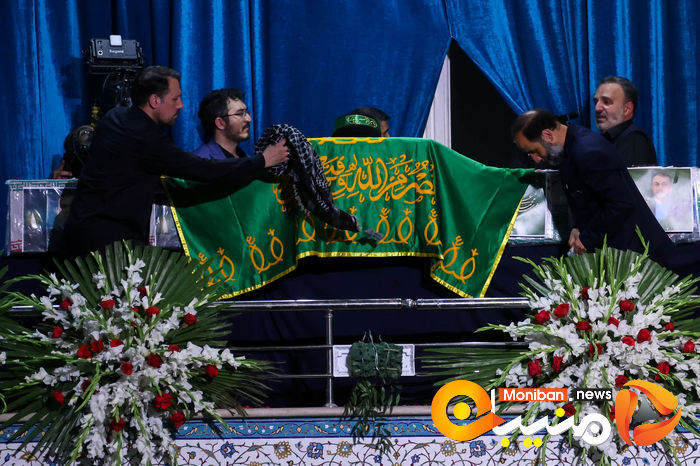 گزارش تصویری| مراسم وداع با رئیسی و همراهانش در مصلی تهران
